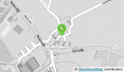 Bekijk kaart van Moree & Vermeer B.V. in Simonshaven