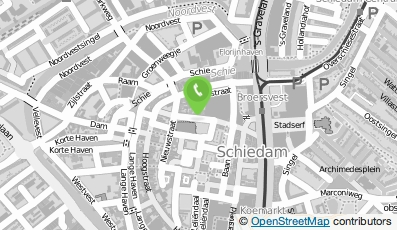 Bekijk kaart van Zaal 'Beatrix' in Schiedam