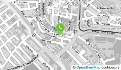 Bekijk kaart van Podium Café 'De Graauwe Hengst' in Schiedam