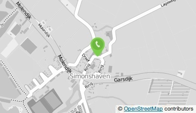 Bekijk kaart van Moree & Vermeer Nederland B.V.  in Simonshaven