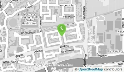 Bekijk kaart van Downlinx Internet Services in Hardinxveld-Giessendam