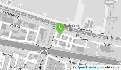 Bekijk kaart van Van Hattem Infratech Uitzendbureau B.V. in Sliedrecht
