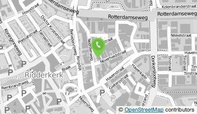Bekijk kaart van WerkCentrum-Rijnmond in Ridderkerk