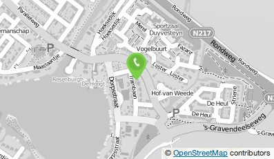 Bekijk kaart van Autorijschool Henk Legerstee in Maasdam