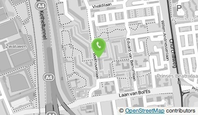 Bekijk kaart van Tegelzet- & Afwerkbedrijf A. Zwaan in Schiedam