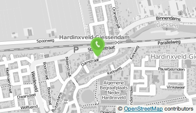 Bekijk kaart van P.W.G.B. Projectontwikkeling Gouda B.V. in Hardinxveld-Giessendam