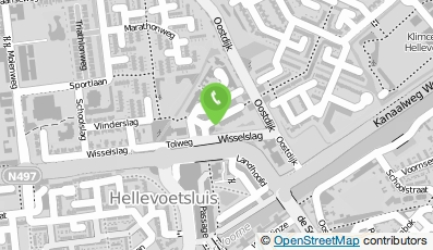Bekijk kaart van Lorist Kliniek Huidtherapie in Hellevoetsluis