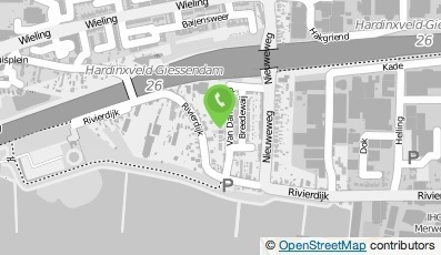 Bekijk kaart van Aan de Wiel & Huisman Timmerbedrijf in Hardinxveld-Giessendam