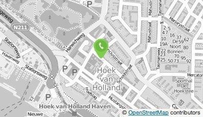 Bekijk kaart van F. Moor  in Hoek Van Holland