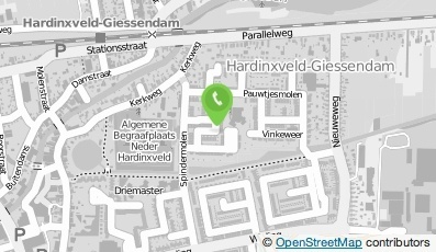 Bekijk kaart van Timmerbedrijf J. Wilkinson in Hardinxveld-Giessendam