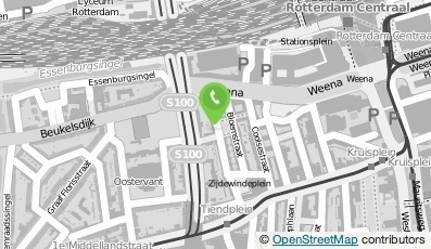 Bekijk kaart van Bouazzata Taxi  in Rotterdam