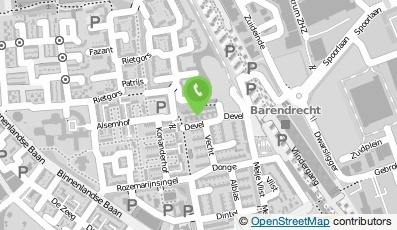Bekijk kaart van Praktijk voor Huidverbetering Inge Besems in Barendrecht
