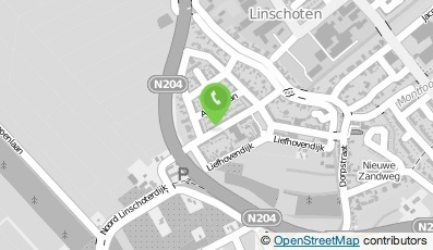 Bekijk kaart van Justin Korse Schilder- en Onderhoudsbedrijf in Linschoten