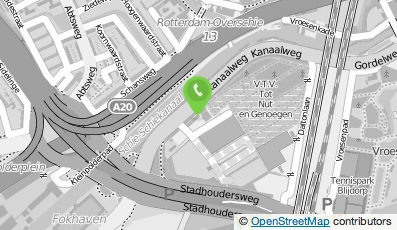 Bekijk kaart van V.O.F. J & B 'Schanswijk' in Rotterdam