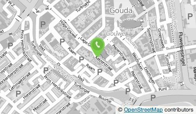 Bekijk kaart van Logement de Keizerskroon in Gouda