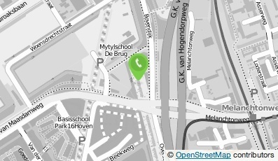 Bekijk kaart van Technische Handelsonderneming Burgerman (T.H.B.) in Rotterdam