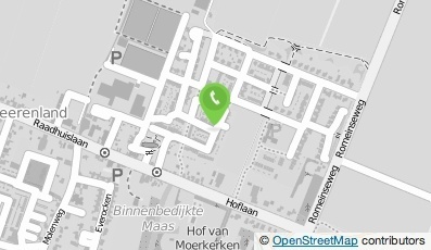 Bekijk kaart van Schildersbedrijf P. van Kooten  in Mijnsheerenland