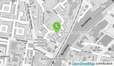 Bekijk kaart van Motorrijschool Post  in Dordrecht