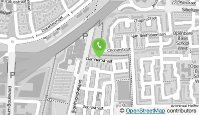 Bekijk kaart van A.J.A. van Stekelenburg Pedicure in Rotterdam