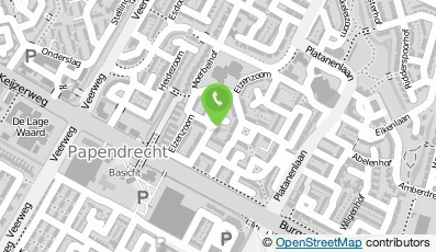 Bekijk kaart van Peetje kleinschalige kinderopvang in Papendrecht