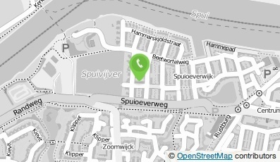 Bekijk kaart van Aan Huis Pedicure Sabine  in Oud-Beijerland