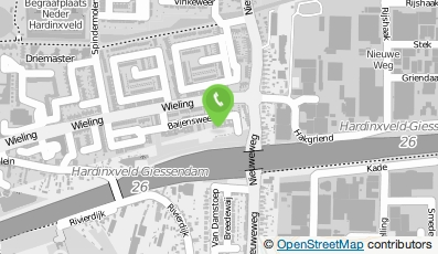 Bekijk kaart van Berkelaar Metselwerken  in Hardinxveld-Giessendam