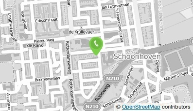 Bekijk kaart van R.W.M. de Jong Stuc- & Spuitbedrijf in Schoonhoven