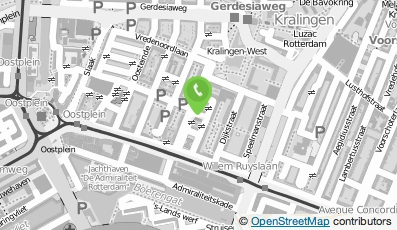 Bekijk kaart van Bureau Groen Gras in Rotterdam