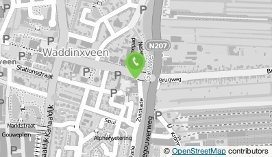 Bekijk kaart van Hengelsport De Spot  in Waddinxveen