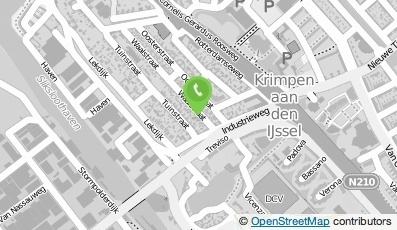 Bekijk kaart van Schildersbedrijf T.W. van Dijk  in Krimpen aan den Ijssel