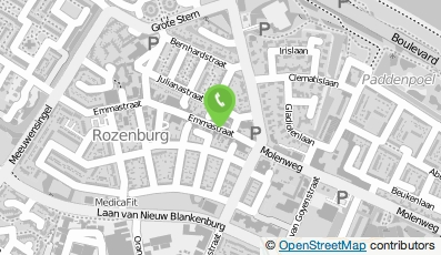 Bekijk kaart van Hotel Rozenburg B.V. in Rozenburg (Zuid-Holland)