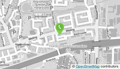 Bekijk kaart van Klop Bouw- en Timmerwerken in Hardinxveld-Giessendam