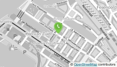 Bekijk kaart van KvZ Projecten B.V. in Rotterdam