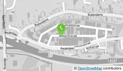 Bekijk kaart van Blokland Timmerfabriek in Hardinxveld-Giessendam