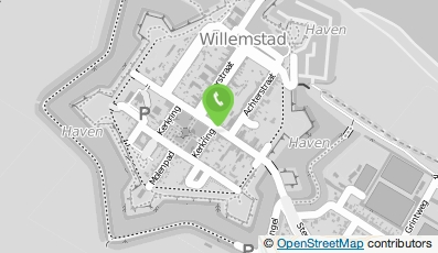 Bekijk kaart van Praktijk voor Fysiotherapie 'van Gelderen' in Willemstad