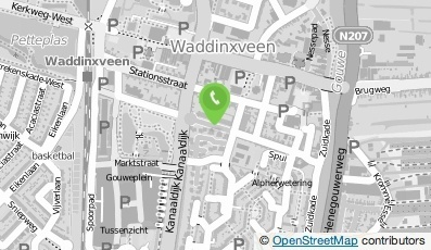 Bekijk kaart van Chr. Kinderdagverblijf Ijgenweis in Waddinxveen
