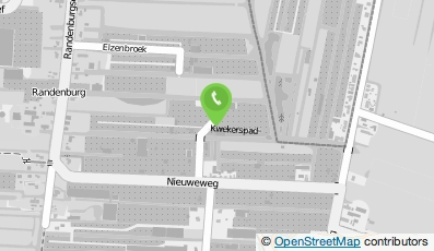 Bekijk kaart van A.J van Ommeren in Reeuwijk