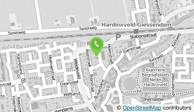Bekijk kaart van P. Moret Timmerbedrijf in Hardinxveld-Giessendam