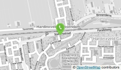 Bekijk kaart van H.M. Timmerman in Hardinxveld-Giessendam