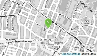 Bekijk kaart van Praktijk voor Fysio- en Manueletherapie Kralingen in Rotterdam
