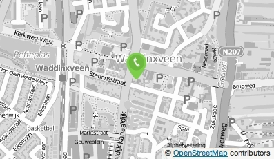 Bekijk kaart van Prakt. Verloskunde Waddinxveen Moerkapelle, Zevenhuizen in Waddinxveen