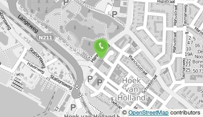 Bekijk kaart van de Krul  in Hoek Van Holland
