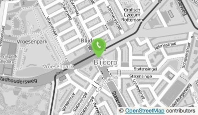 Bekijk kaart van Fysiotherapiepraktijk Blijdorp  in Rotterdam