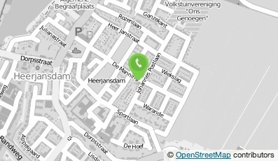 Bekijk kaart van Klus- & Schildersbedrijf P. Breetveld in Heerjansdam