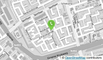 Bekijk kaart van Hengelsport Molenberg in Spijkenisse