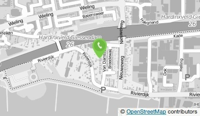 Bekijk kaart van Oevering Betonbouw in Hardinxveld-Giessendam