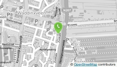 Bekijk kaart van Tandartspraktijk Vos  in Waddinxveen