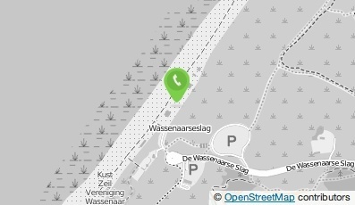 Bekijk kaart van V.O.F. Strandpaviljoen 'De Golfslag' in Wassenaar