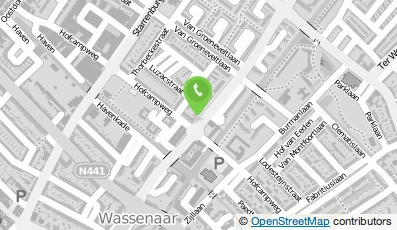 Bekijk kaart van Herenkapsalon Andre Damen in Wassenaar