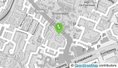 Bekijk kaart van KLINIEK voor TANDHEELKUNDE ZOETERMEER B.V. in Zoetermeer